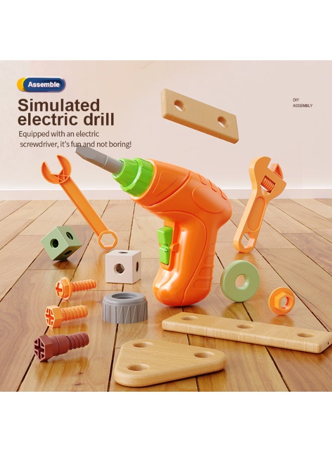 158 Pcs STEM Construction Tool Kit for Kids - Power Drill Toy Set with Portable Case - Role Play Engineering Toys for Toddlers Age 3, 4, 5, 6+ - Image 4